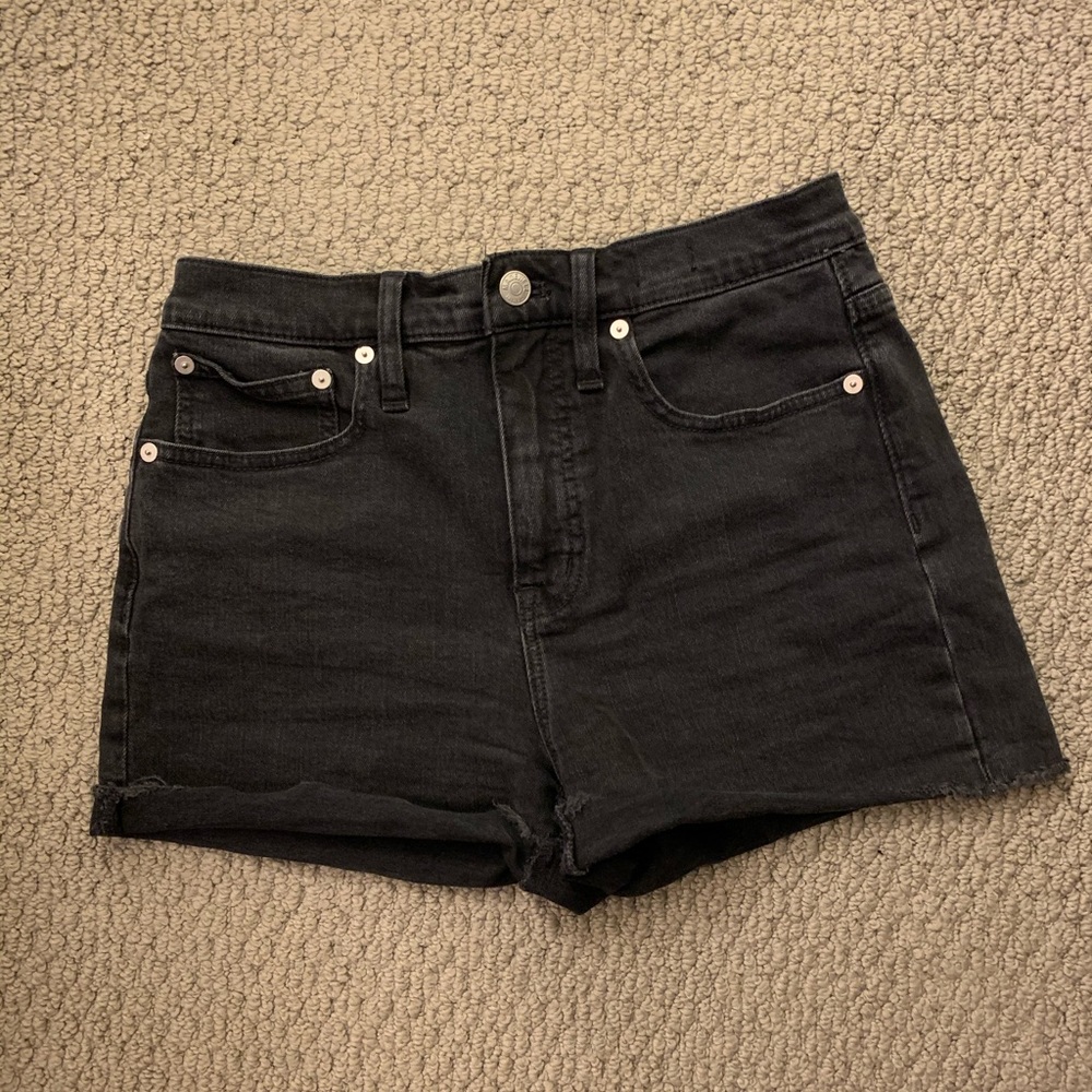 Black Madewell denim shorts